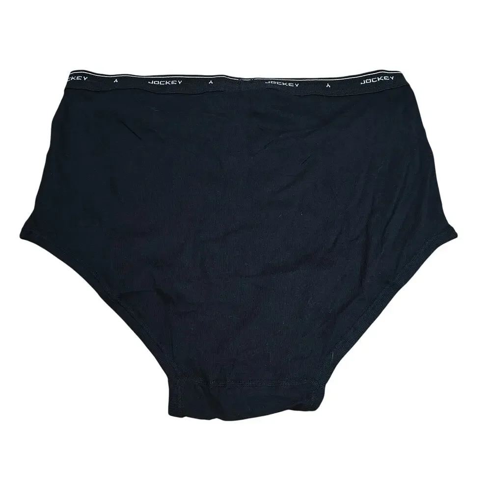 Vintage Jockey Classic Brief Black Mens 44 Cotton